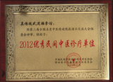 优秀民间中医诊疗单位