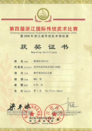 國(guó)際太極冠軍